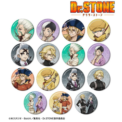 『Dr.STONE』描き下ろし 歩みver. トレーディンググリッター缶バッジ(単位/BOX)