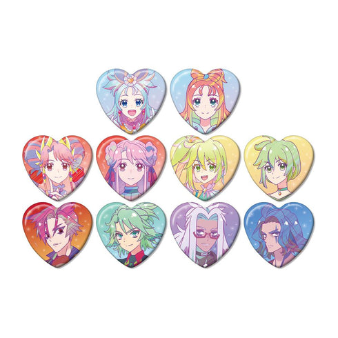 『プリンセッション・オーケストラ』トレーディング Ani-Art clear label ハート型缶バッジ(単位/BOX)