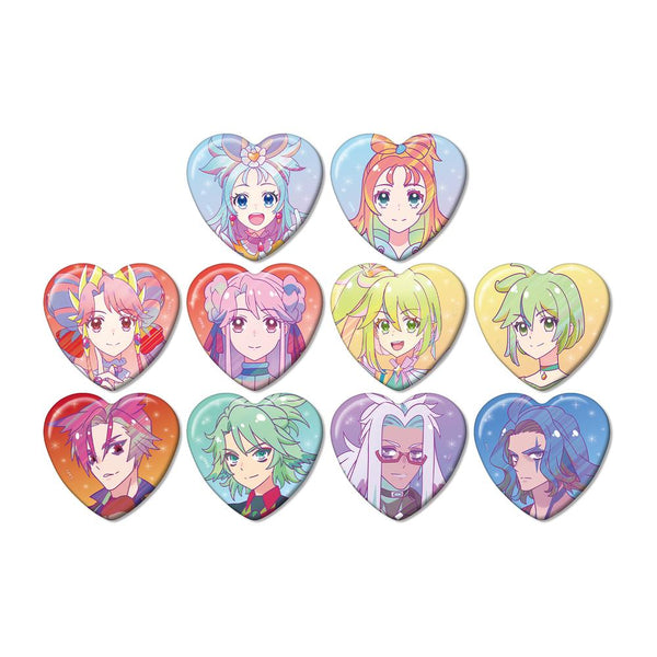 『プリンセッション・オーケストラ』トレーディング Ani-Art clear label ハート型缶バッジ(単位/BOX)