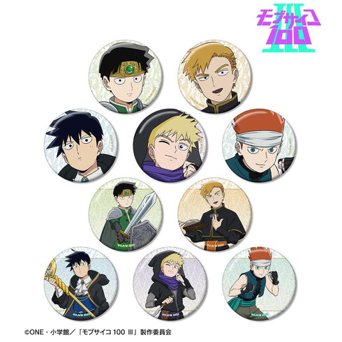 『モブサイコ100 III』描き下ろし RPG ver. トレーディンググリッター缶バッジ(単位/BOX)