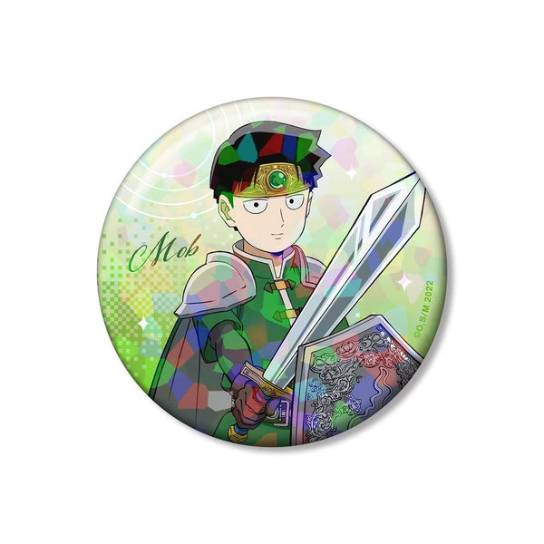 『モブサイコ100 III』描き下ろし 影山茂夫 RPG ver. 76mmホログラム缶バッジ