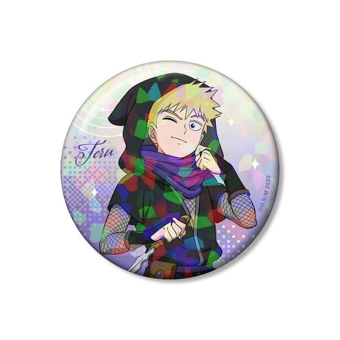 『モブサイコ100 III』描き下ろし 花沢輝気 RPG ver. 76mmホログラム缶バッジ