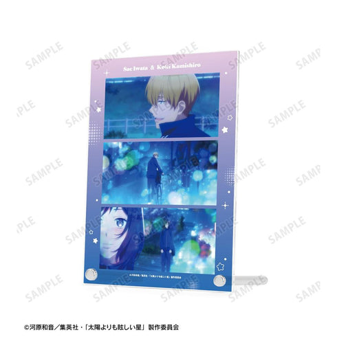 "A Star Brighter Than the Sun" by Sakuo Iwata & Mitsuteru Kamishiro: Scene Illustration A5 Acrylic Panel Ver. A