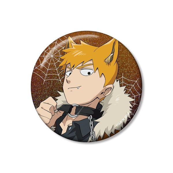 『モブサイコ100 III』描き下ろし 霊幻新隆 ハロウィンver. 76mmホログラム缶バッジ