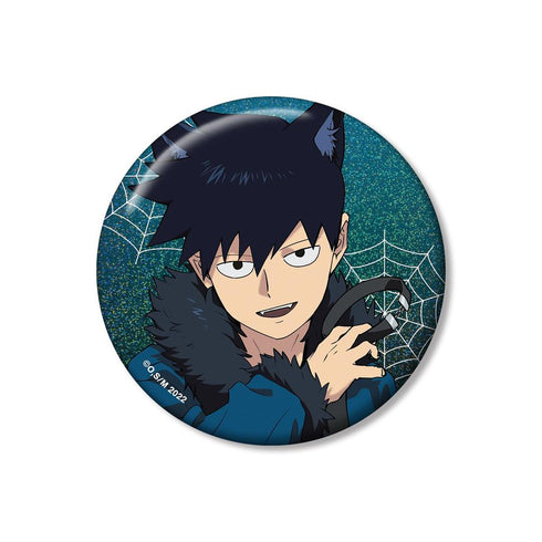 『モブサイコ100 III』描き下ろし 影山律 ハロウィンver. 76mmホログラム缶バッジ