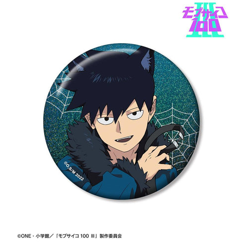『モブサイコ100 III』描き下ろし 影山律 ハロウィンver. 76mmホログラム缶バッジ