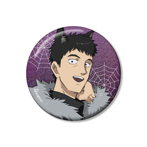 『モブサイコ100 III』描き下ろし 芹沢克也 ハロウィンver. 76mmホログラム缶バッジ