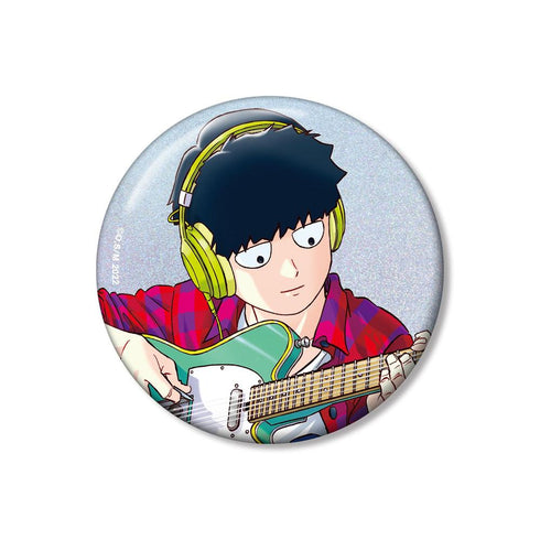 『モブサイコ100 III』描き下ろし 影山茂夫 演奏ver. 76mmホログラム缶バッジ