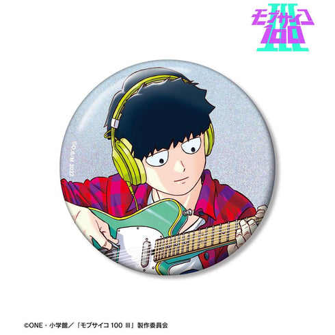 『モブサイコ100 III』描き下ろし 影山茂夫 演奏ver. 76mmホログラム缶バッジ