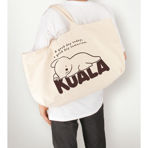 『コアラ絵日記』コアラさん BIGジップトートバッグ