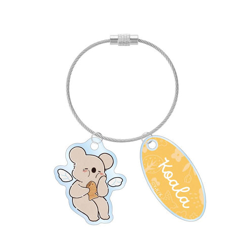 『コアラ絵日記』コアラさん 2連ワイヤーアクリルキーホルダー ver.D