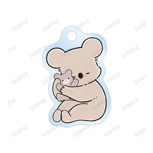 『コアラ絵日記』コアラさん&くまちゃん 2連ワイヤーアクリルキーホルダー ver.A