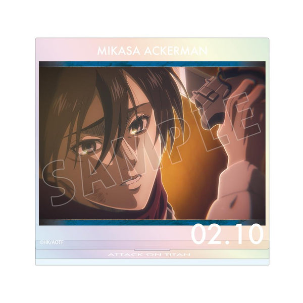 『進撃の巨人』ミカサ 場面写オーロラBIGアクリルスタンド