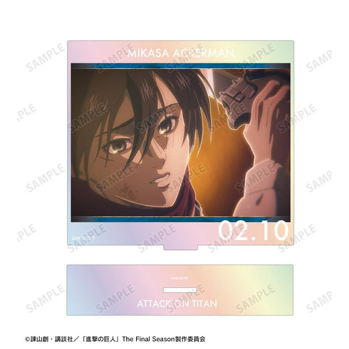 『進撃の巨人』ミカサ 場面写オーロラBIGアクリルスタンド