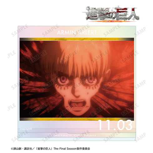 『進撃の巨人』アルミン 場面写オーロラBIGアクリルスタンド