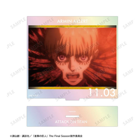 『進撃の巨人』アルミン 場面写オーロラBIGアクリルスタンド
