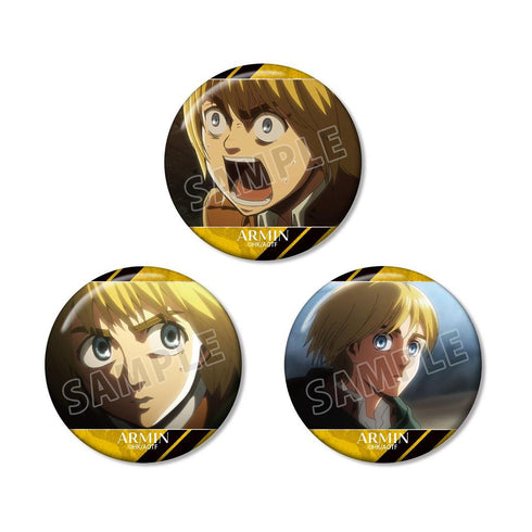 『進撃の巨人』アルミン 場面写缶バッジ3個セット【202604再販】