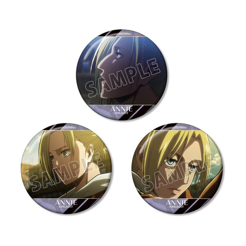 『進撃の巨人』アニ 場面写缶バッジ3個セット