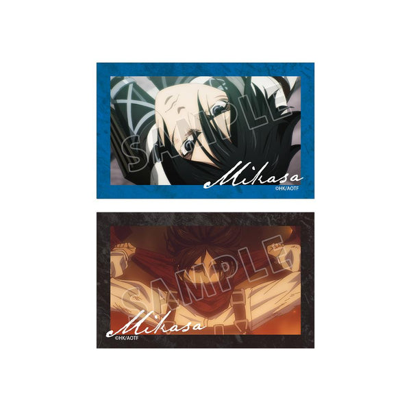 『進撃の巨人』ミカサ 場面写イラストカード2枚セット vol.2