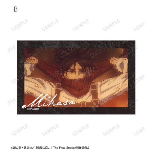 『進撃の巨人』ミカサ 場面写イラストカード2枚セット vol.2