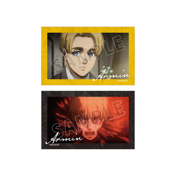『進撃の巨人』アルミン 場面写イラストカード2枚セット vol.2