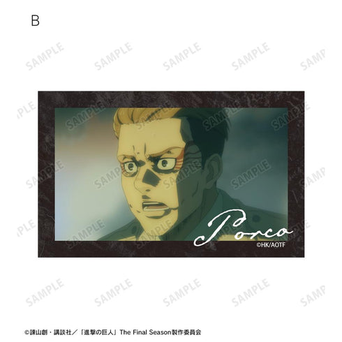 『進撃の巨人』ポルコ 場面写イラストカード2枚セット