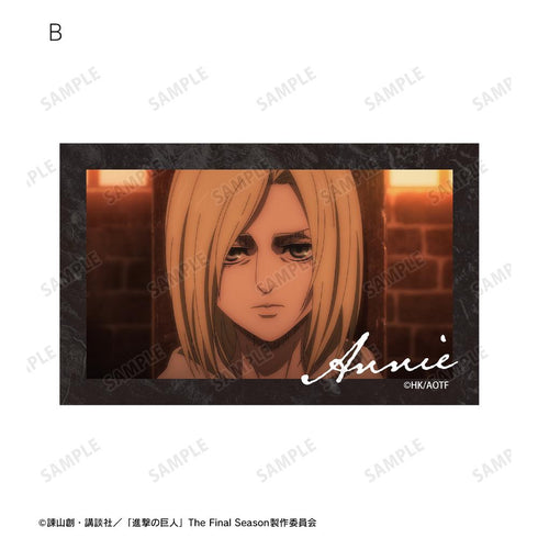 『進撃の巨人』アニ 場面写イラストカード2枚セット