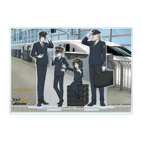 『黒執事 -緑の魔女編-』描き下ろし 集合 駅員ver. アクリルジオラマスタンド