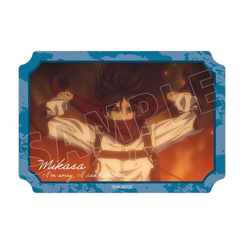 『進撃の巨人』ミカサ 場面写ダイカットステッカー vol.3