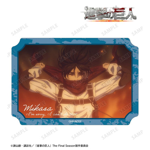 『進撃の巨人』ミカサ 場面写ダイカットステッカー vol.3