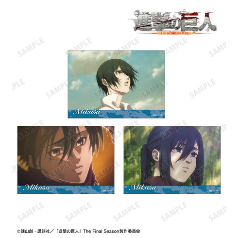 『進撃の巨人』ミカサ 場面写ブロマイド3枚セット vol.2