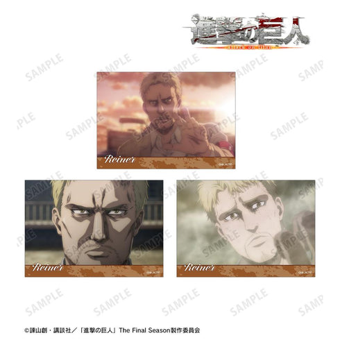 《進擊的巨人》萊納 場景寫真卡3張組 vol.2【202604再版】