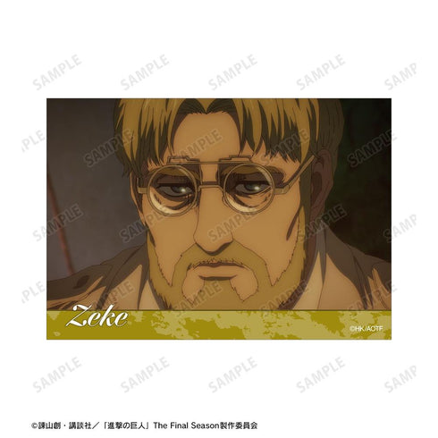《進擊的巨人》齊格 場景寫真卡3張組【202604再版】