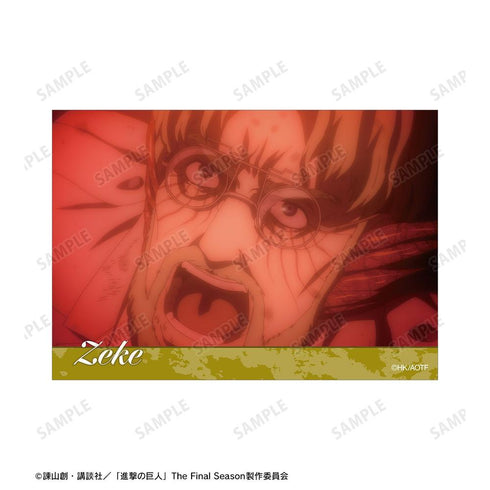 《進擊的巨人》齊格 場景寫真卡3張組【202604再版】