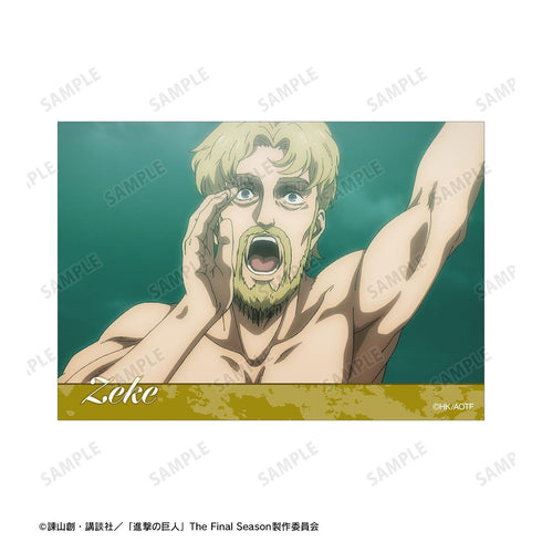 《進擊的巨人》齊格 場景寫真卡3張組【202604再版】