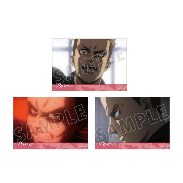 『進撃の巨人』ポルコ 場面写ブロマイド3枚セット