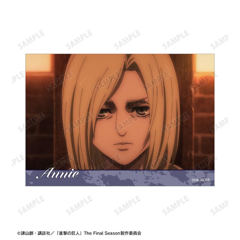 《進擊的巨人》安妮 場景照寫真卡3張組【202604再版】