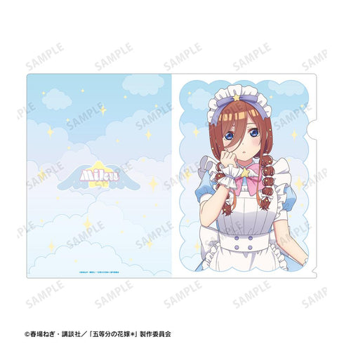 『五等分の花嫁*』描き下ろし 中野三玖 メルヘンメイドver. A4クリアファイル
