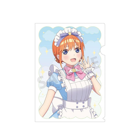 『五等分の花嫁*』描き下ろし 中野四葉 メルヘンメイドver. A4クリアファイル