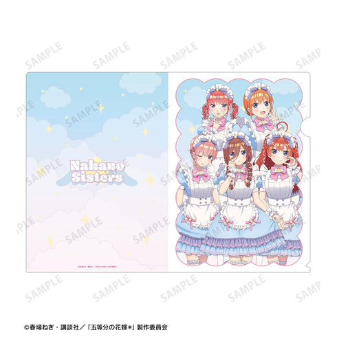 『五等分の花嫁*』描き下ろし 集合 メルヘンメイドver. A4クリアファイル