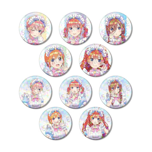 『五等分の花嫁*』描き下ろし メルヘンメイドver. トレーディングホログラム缶バッジ(単位/BOX)