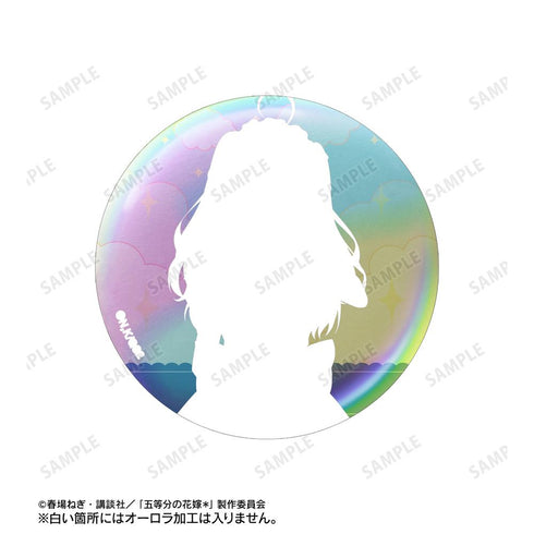 『五等分の花嫁*』描き下ろし 中野五月 メルヘンメイドver. 75mmオーロラ缶バッジ