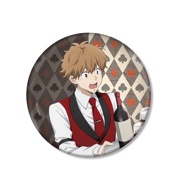 『鴨乃橋ロンの禁断推理』描き下ろし 一色都々丸 カジノver. BIG缶バッジ