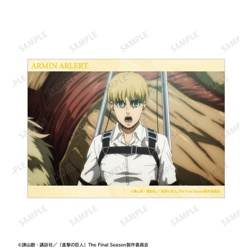 『進撃の巨人』アルミン 場面写A5イラストカード vol.2