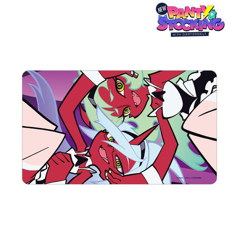 『New PANTY & STOCKING with GARTERBELT』スキャンティ&ニーソックス 場面写マルチデスクマット