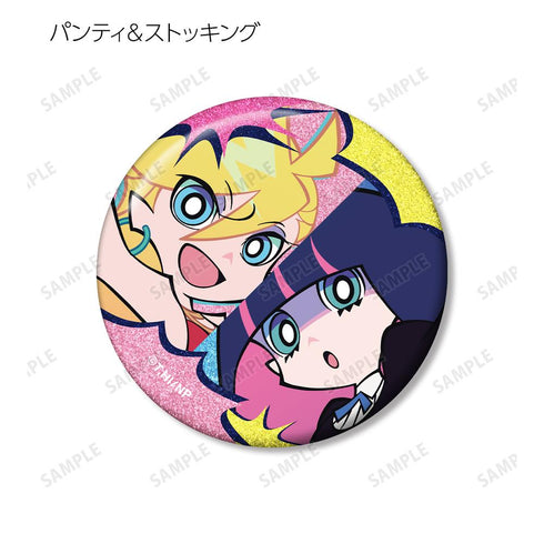 『New PANTY & STOCKING with GARTERBELT』トレーディンググリッター缶バッジ(単位/BOX)