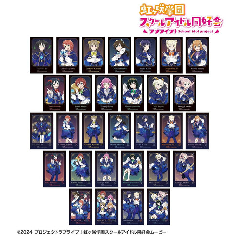 《Love Live! 虹咲学园校园偶像同好会》全新绘制 十二星座版 即拍即印相机风格插画卡(单位/盒)
