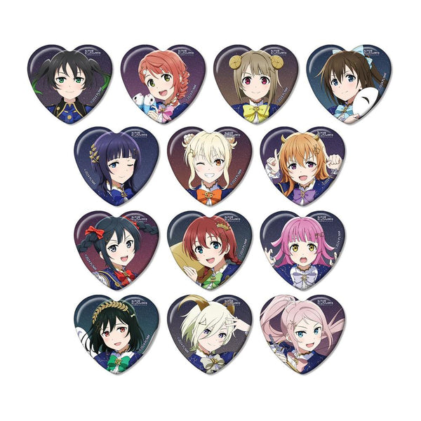 『ラブライブ!虹ヶ咲学園スクールアイドル同好会』描き下ろし 十二星座ver. トレーディングハート型缶バッジ(単位/BOX)【202609再販】