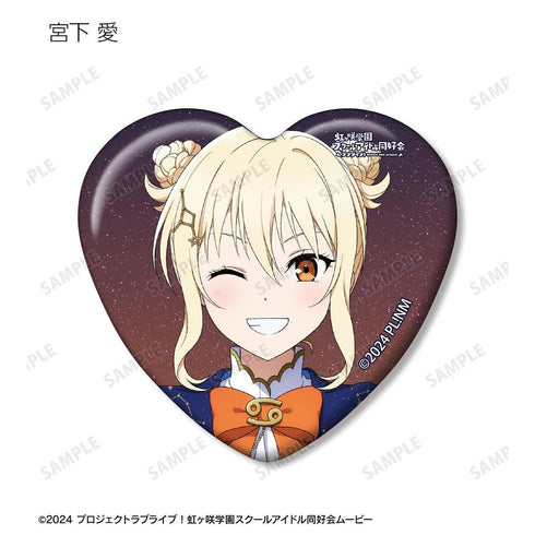 《Love Live! 虹咲学园校园偶像同好会》全新绘制 十二星座版 心形收藏徽章(单位/盒)