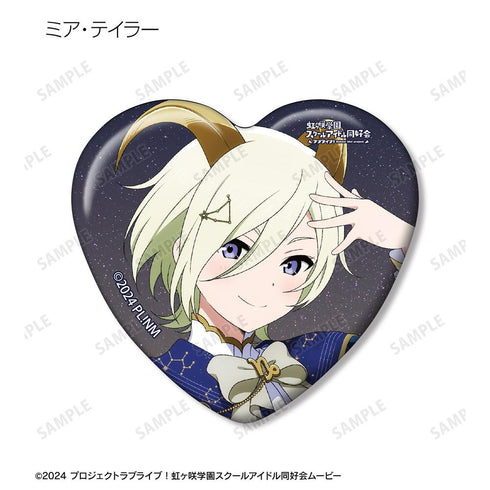 《Love Live! 虹咲学园校园偶像同好会》全新绘制 十二星座版 心形收藏徽章(单位/盒)